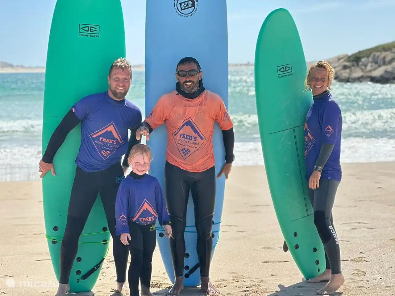 Wave surfing for young and old