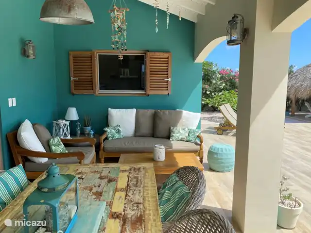 Villa Blou-Berde | Bonaire, Bonaire, Belnem - villa Coin salon cosy