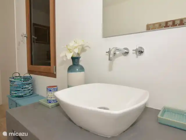 Villa Blou-Berde | Bonaire, Bonaire, Belnem - villa Salle de bain dans la chambre principale