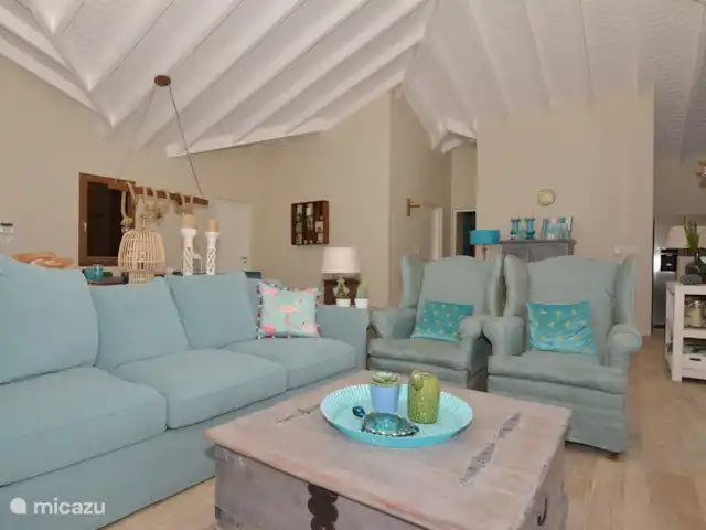Villa Blou-Berde | Bonaire, Bonaire, Belnem - villa Coin salon dans le salon