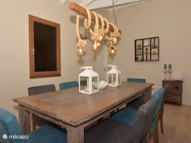 Villa Blou-Berde | Bonaire, Bonaire, Belnem - villa Table à manger spacieuse