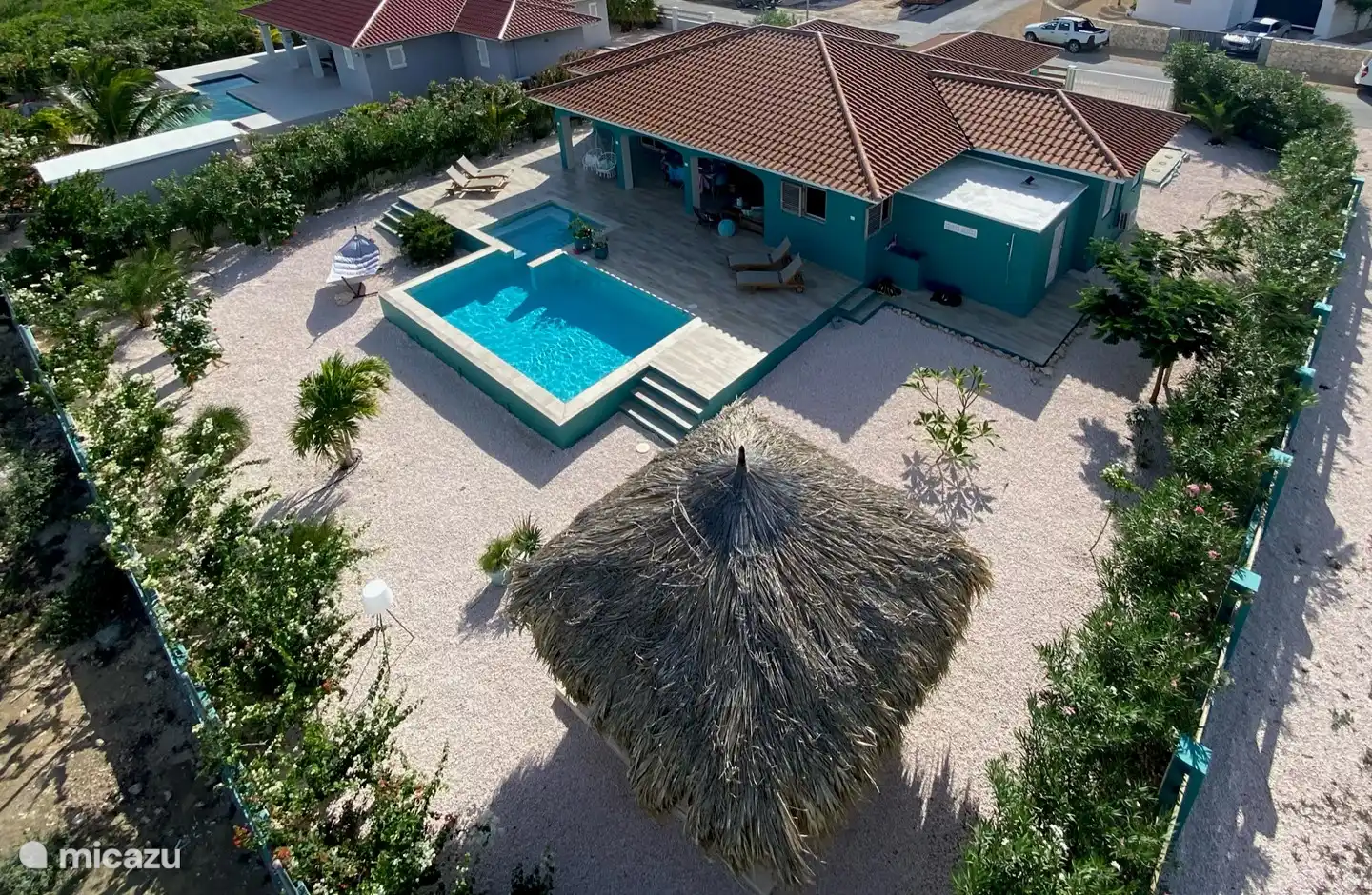 Vue d'ensemble retour (août 2020 - les plantes ont énormément poussé, voir autres photos)