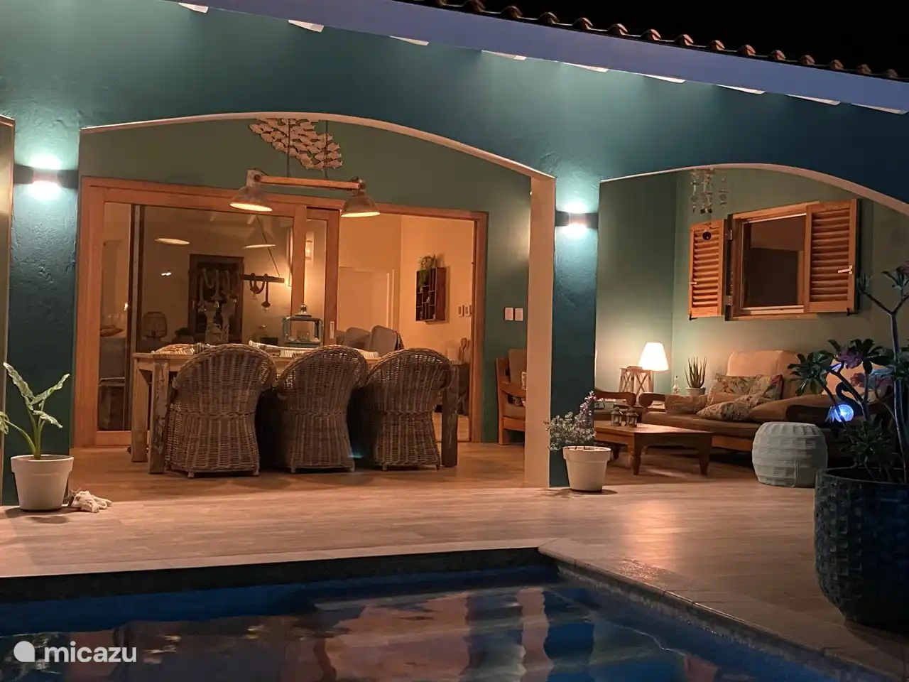 Éclairage agréable le soir