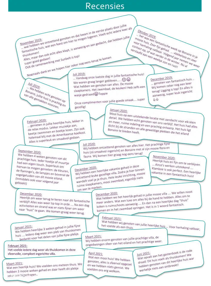 Commentaires de notre livre d'or