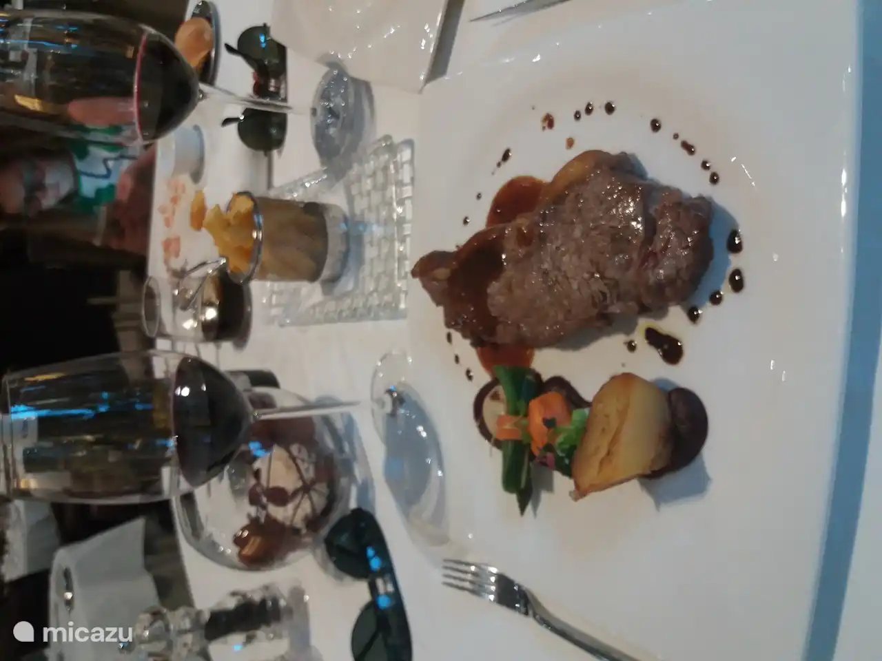 Morceau de viande juteux