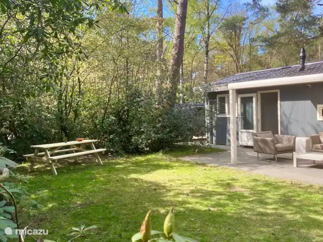 Chalet Leentje | Pays-Bas, Utrecht, Doorn - chalet Table de pique-nique dans jardin privé