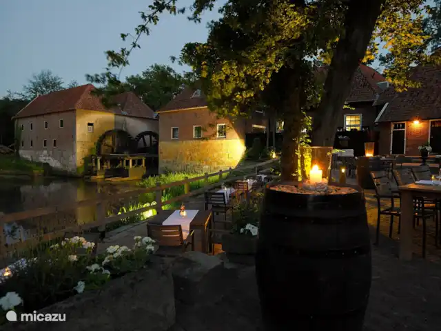 Casa del silvicultor nº 1 Singraven en Países Bajos, Overijssel, Denekamp - casa vacacional terraza restaurante adyacente de Watermolen
