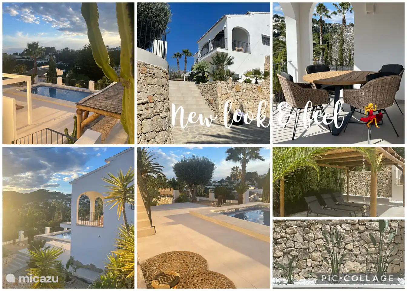 De villa is begin 2023 volledig opnieuw gestukadoord en er is een nieuw terras aangelegd. 