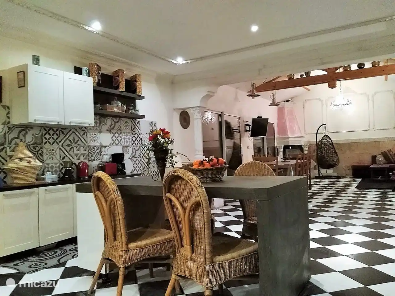 cuisine avec coin repas