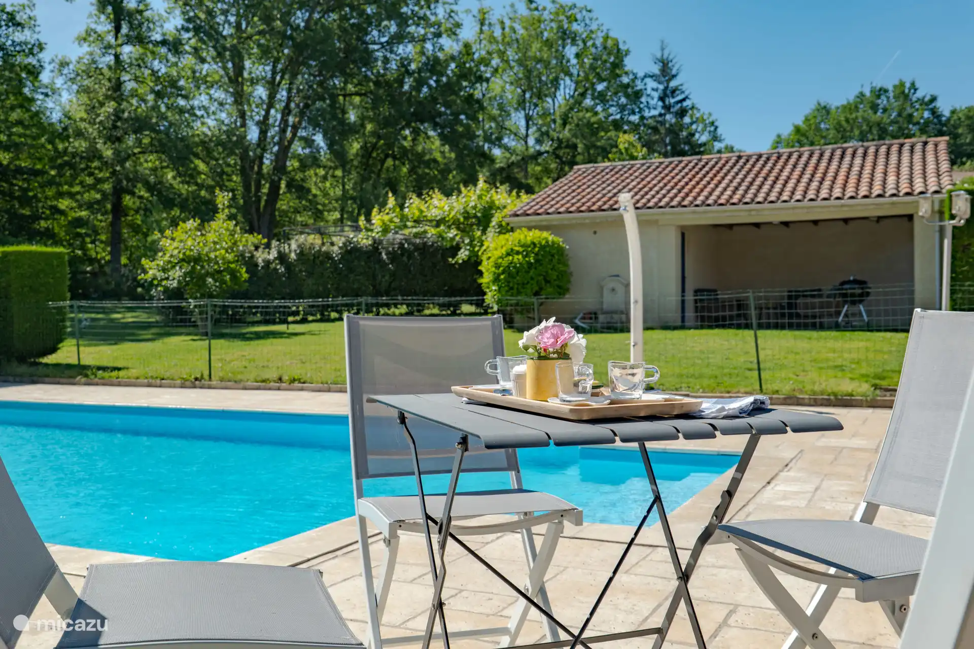 The terrace