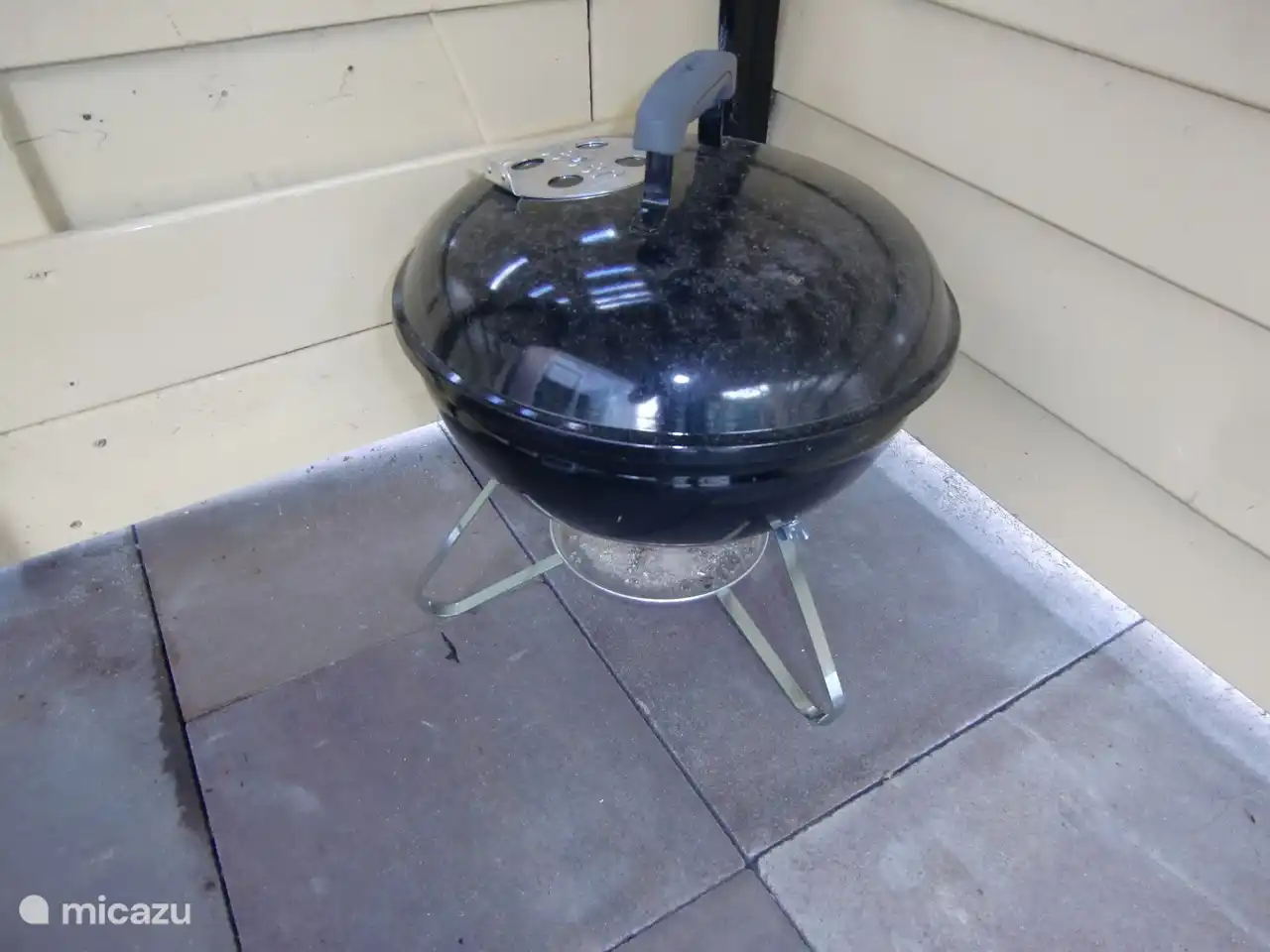 Our Weber Smokey Jo Barbecue.