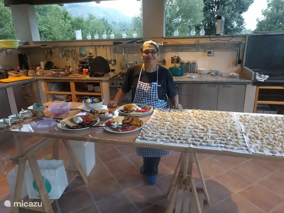La pasta casera solo necesita ser cocinada