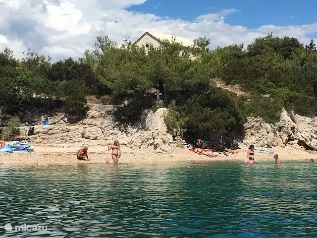 one of the many beaches, 200 m away from Villa Maral