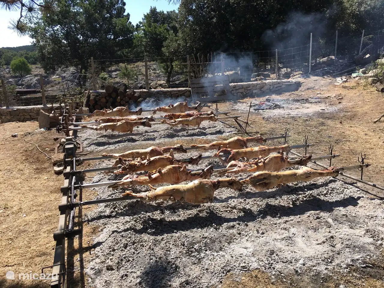 Gazul, lamb on the spit on the last Sunday of July