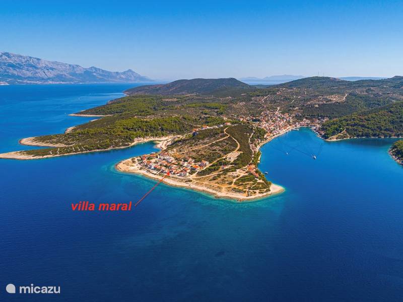 Maison de Vacances Croatie, Brac, Povlja Appartement Villa Maral Povlja sur l'application Brac 5