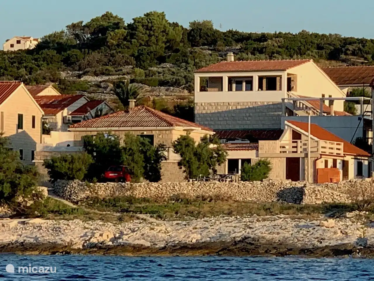 Villa Maral seen from the water.