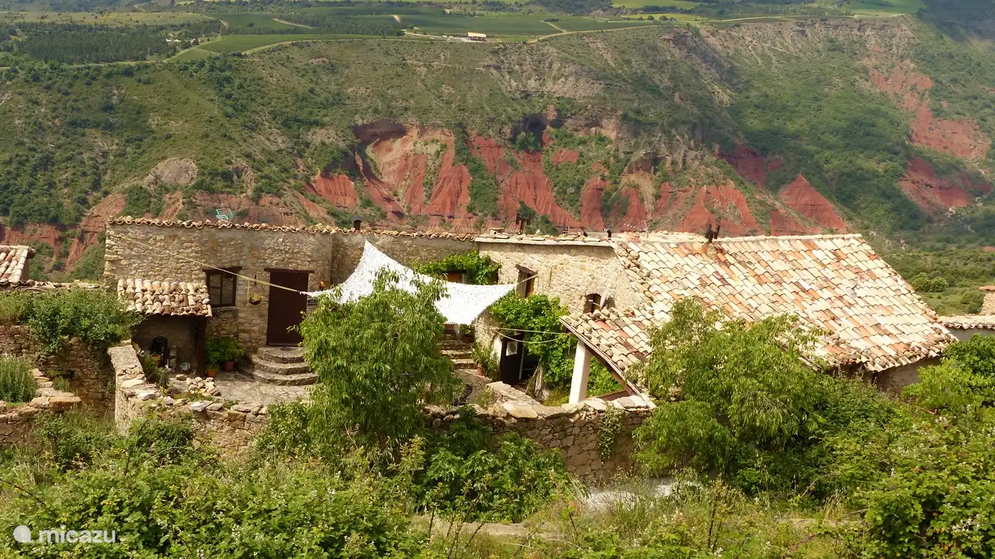 Casa Mauri von oben gesehen.