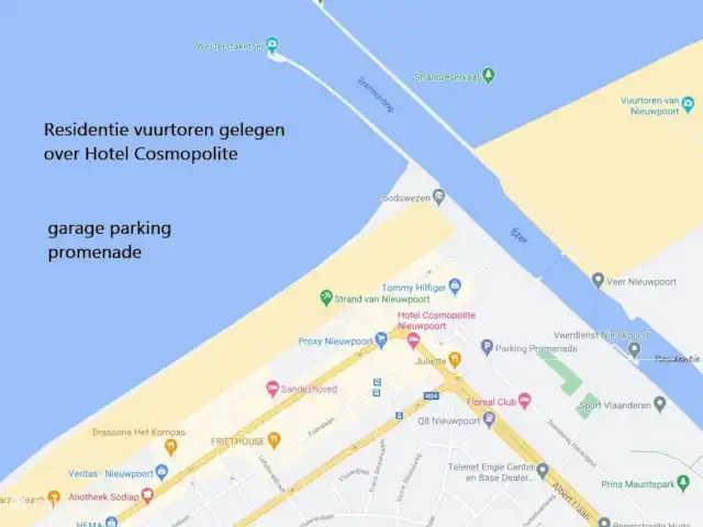 Location de Vacances Belgique, Côte Belge, Nieuwpoort, appartement - Phare