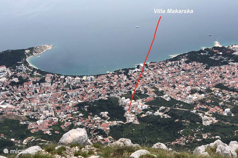 Vacation rental Croatia, Dalmatia, Makarska Apartment Villa Makarska