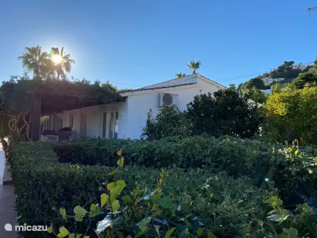 Casa Ballena Alegre | Espagne, Costa Blanca, Moraira - villa Le jardin est entouré de verdure, malgré les températures élevées en été.