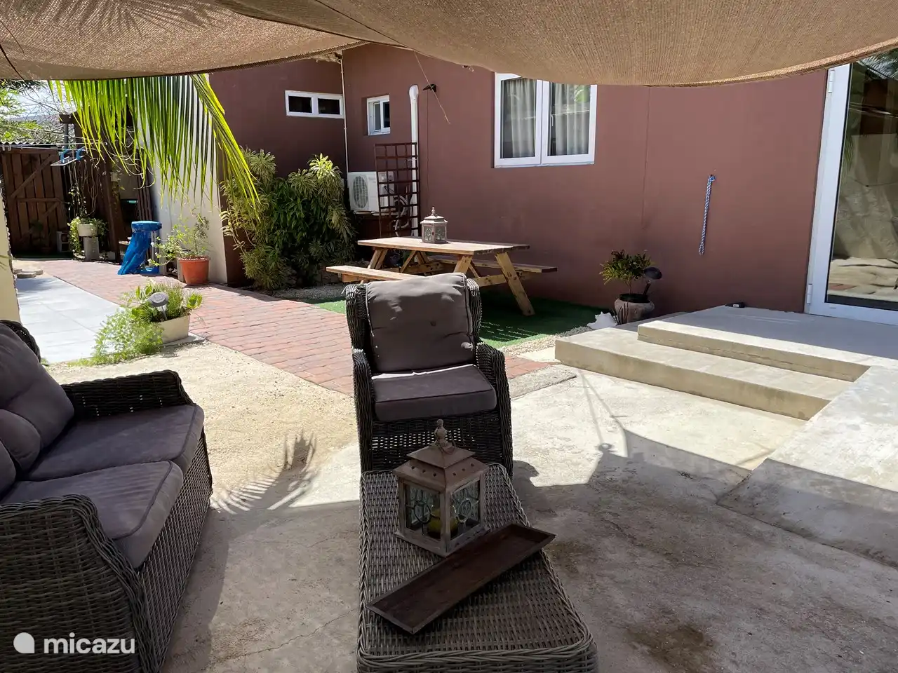 Jardín completamente privado