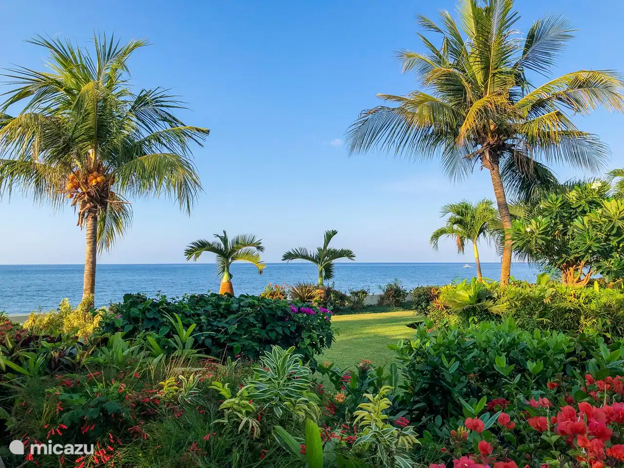 ¡Qué jardín! ¡Que vista! ¿Cuando vienes?