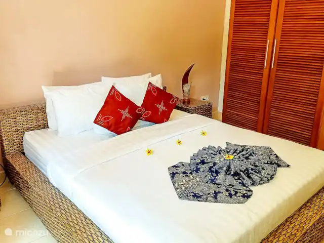 Villa Bidadari 3 chambres + bk piscine plage | Indonésie, Bali, Lovina - villa Tous les 2 lits simples.