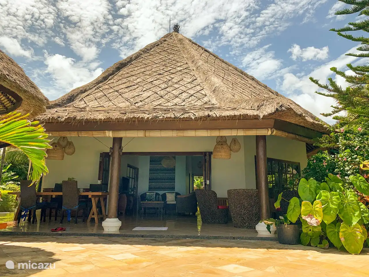 Schöne Villa direkt am Strand.