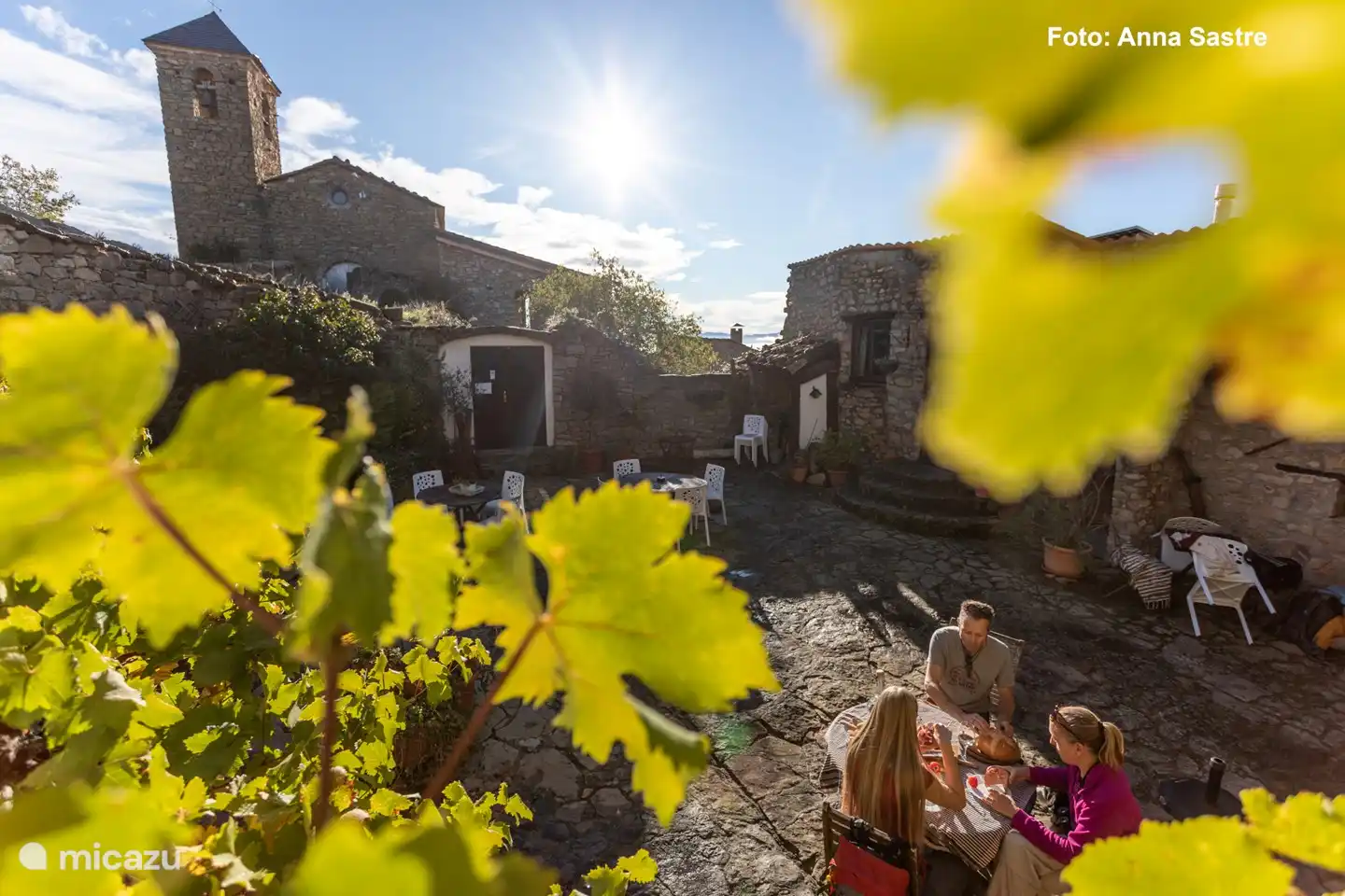 Der Patio von Casa Mauri.