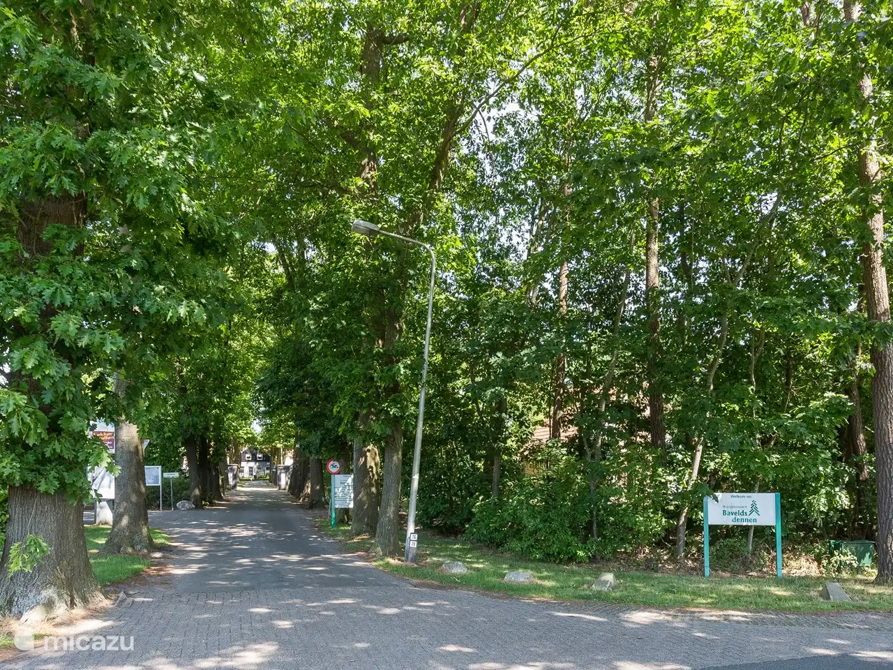 Entree Baveldsdennen, daarna 3x links, dan bent u bij De Bosrand 55