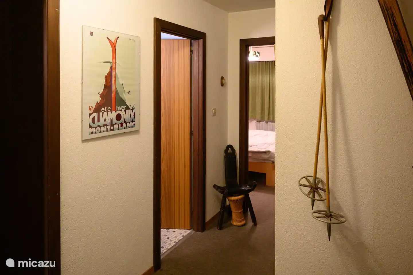 Gang naar de slaapkamers