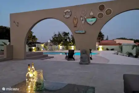 Vakantiehuis Curaçao, Banda Ariba (oost), Mambo Beach - bungalow Casa Uva Verde