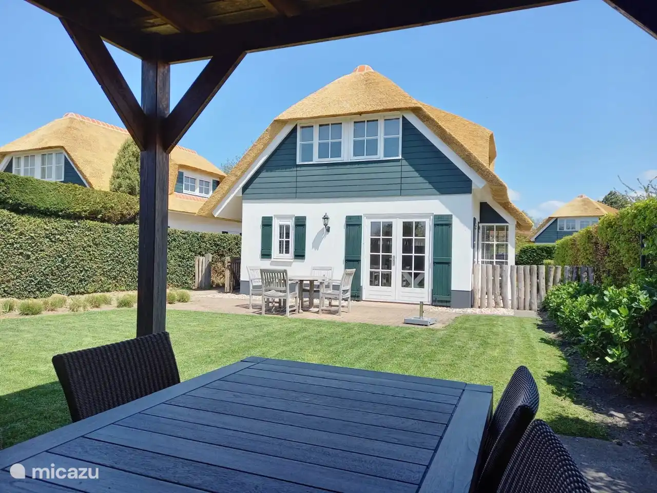 Rear view of the garden