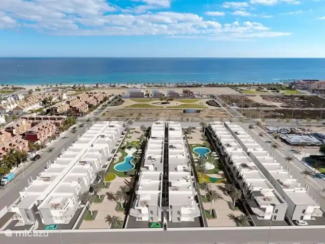 Casa lisa  | Espagne, Costa Blanca, Pilar de la Horadada - appartement Vue aérienne de la Résidence Las Higuericas près de la belle promenade et vous pouvez marcher sans fin à droite et à gauche de la côte à droite très belle nature et port à gauche de torre de la horadada, mil palmeras ......