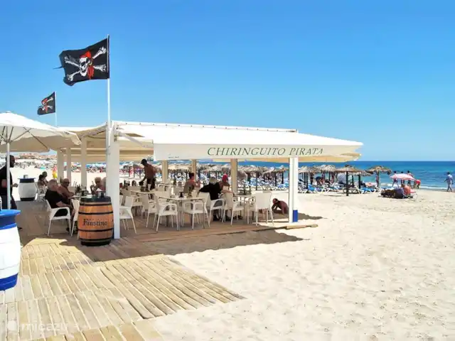 Casa lisa  | Espagne, Costa Blanca, Pilar de la Horadada - appartement Bar pirato Chiringiuto sur la belle plage de sable à 3 minutes à pied.