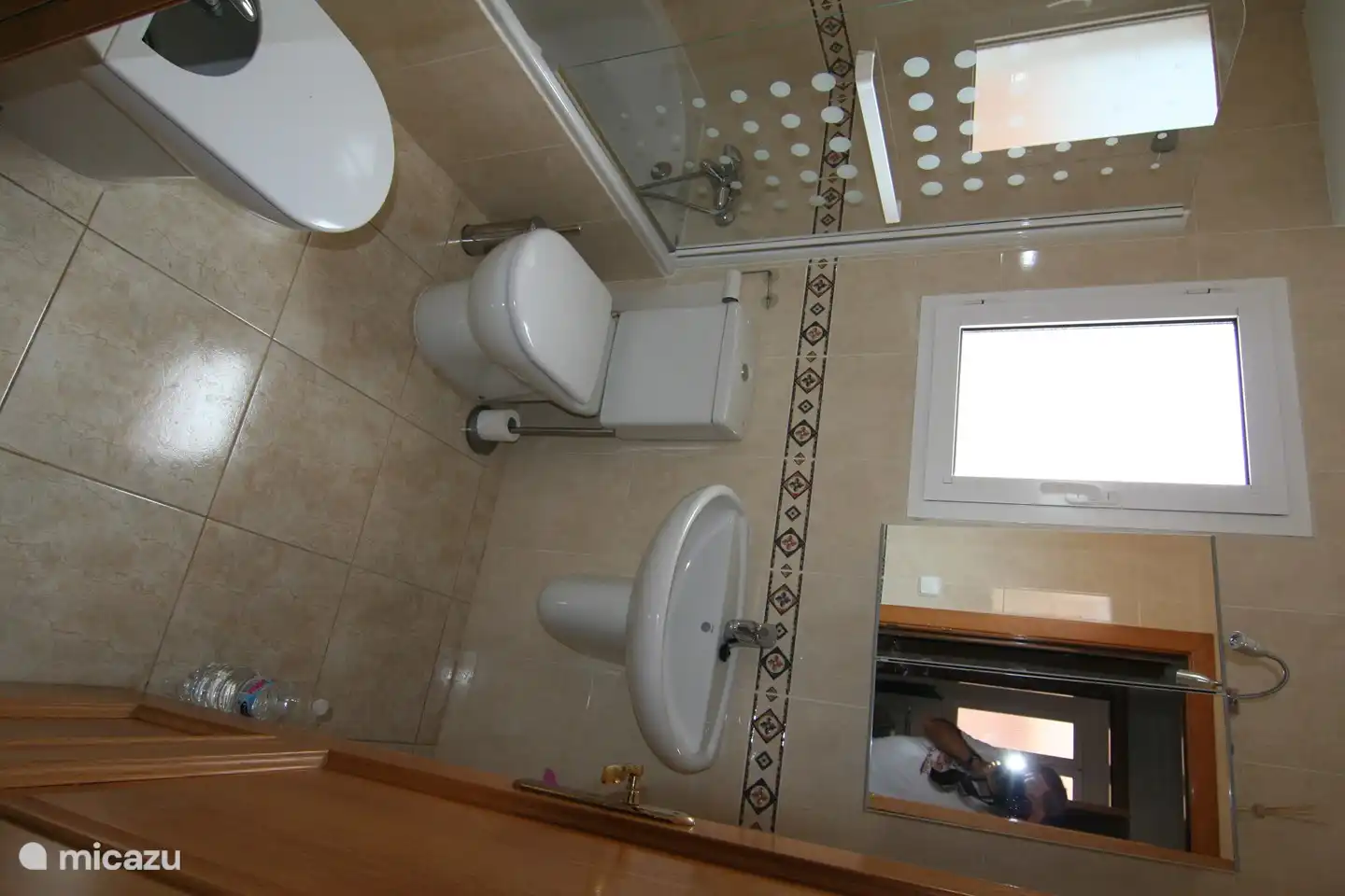 Bathroom in master bedroom with bath