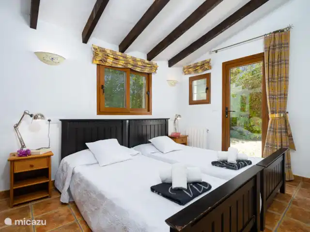 Casa Danesa | Espagne, Costa Blanca, Jávea - villa Une chambre spacieuse avec deux lits simples et air conditionné.
