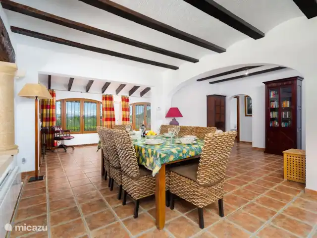 Casa Danesa | Espagne, Costa Blanca, Jávea - villa Le salon spacieux avec coin repas.