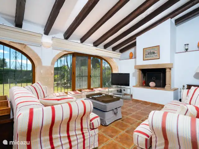 Casa Danesa | Espagne, Costa Blanca, Jávea - villa Un beau et grand salon avec télévision néerlandaise.