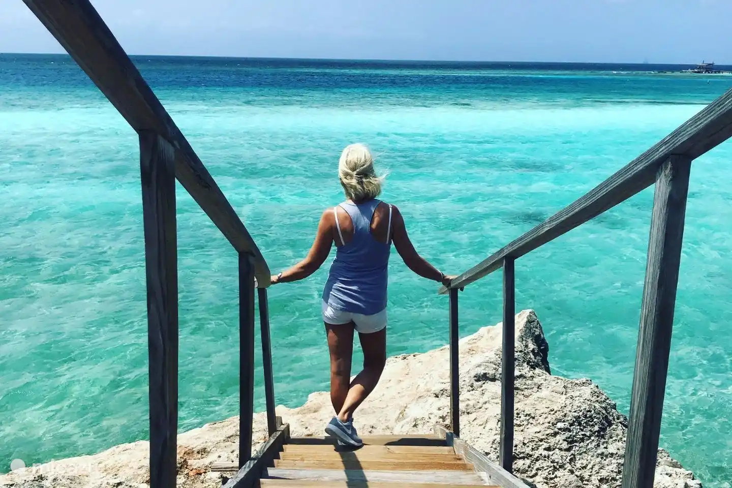 Ooit zo'n azuurblauwe zee gezien?