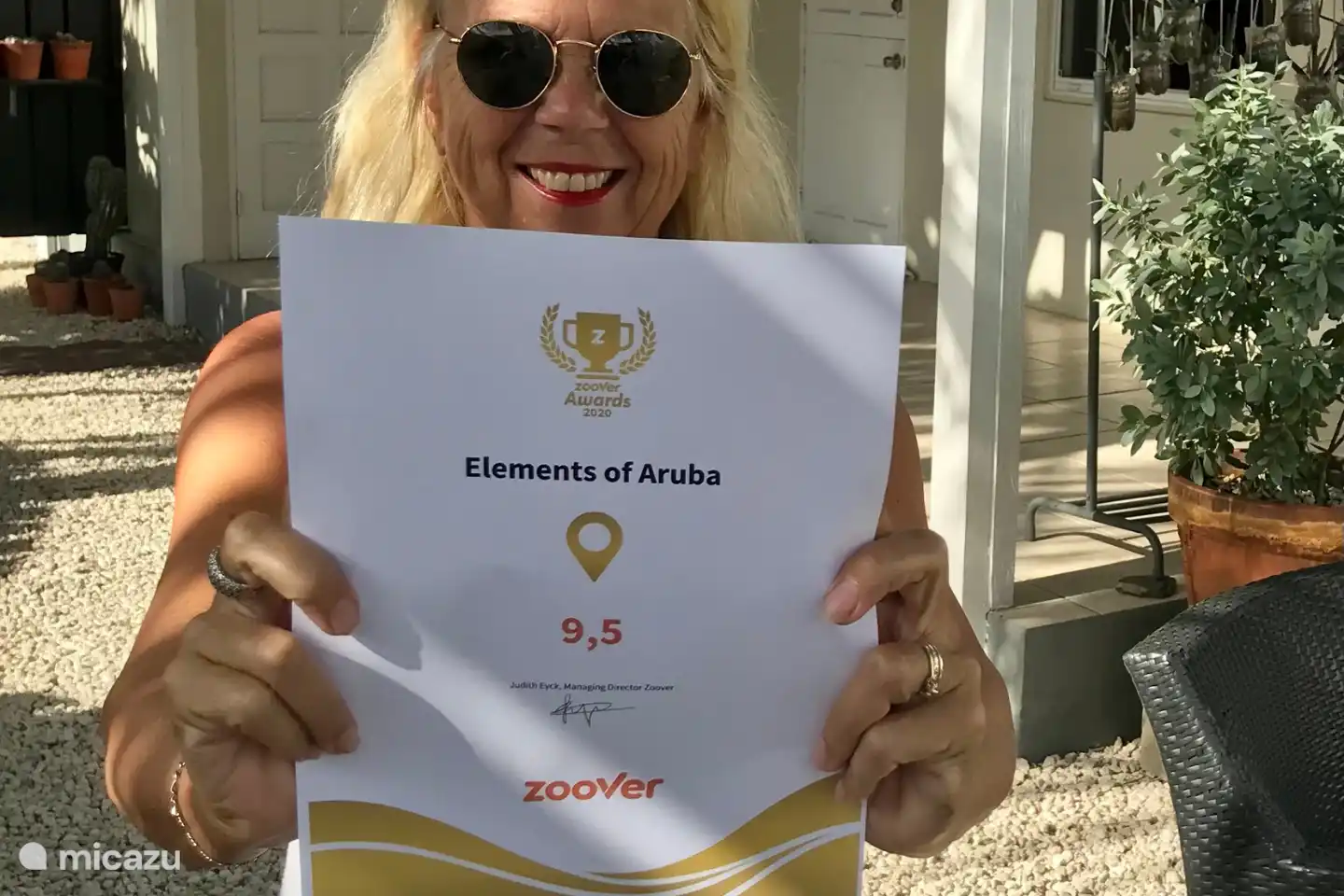 ZOOVER GOUD award met een score van 9,5!