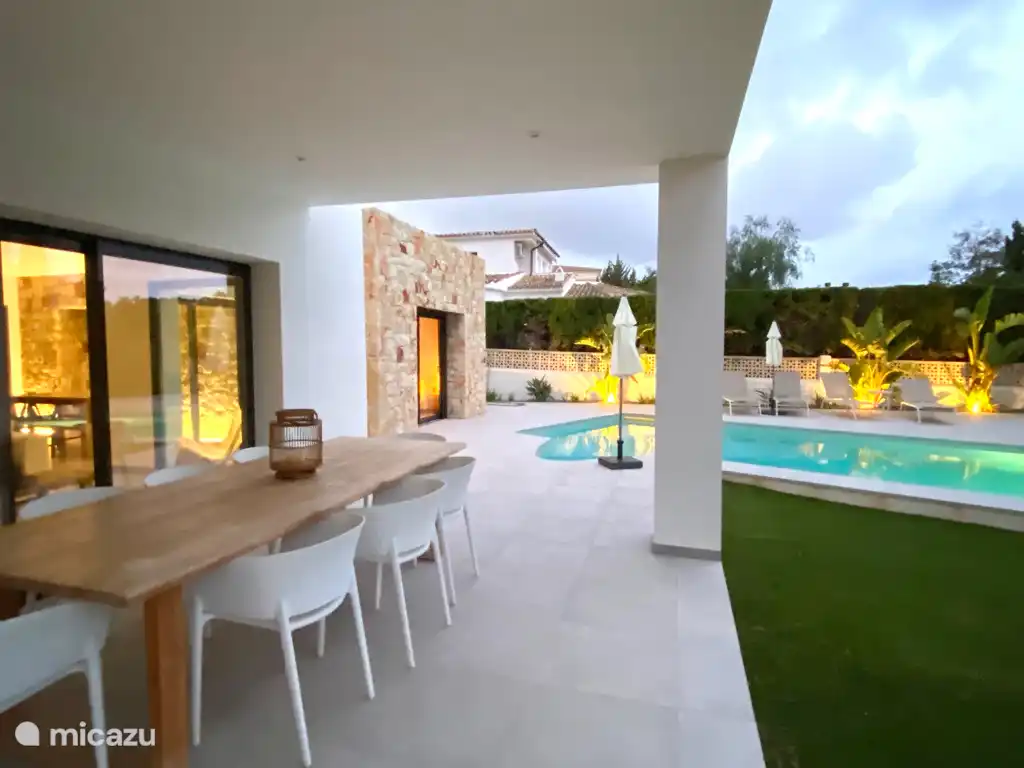 Casa Manzano overdekt terras 