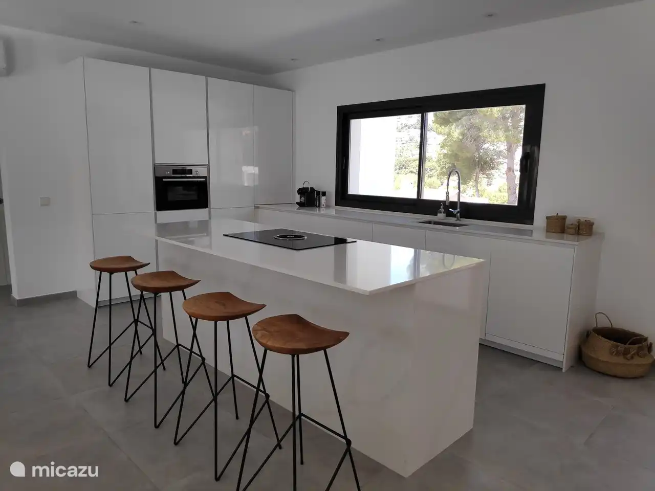 Cuisine avec bar / îlot de cuisine Casa Manzano