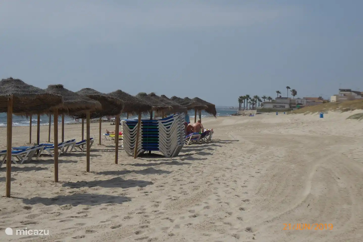 La plage de sable blanc Playa de las Higuericas
