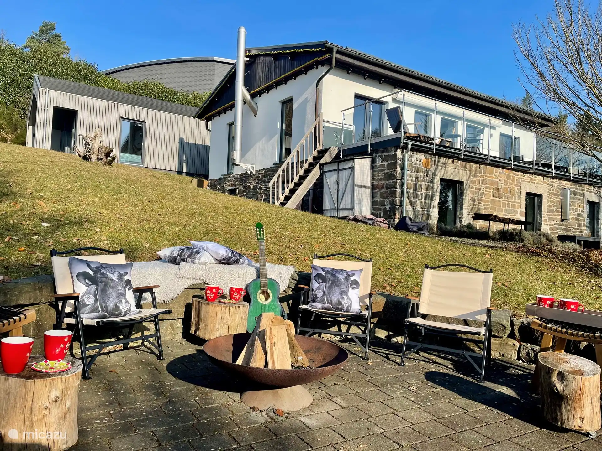 Feuerstelle im Garten