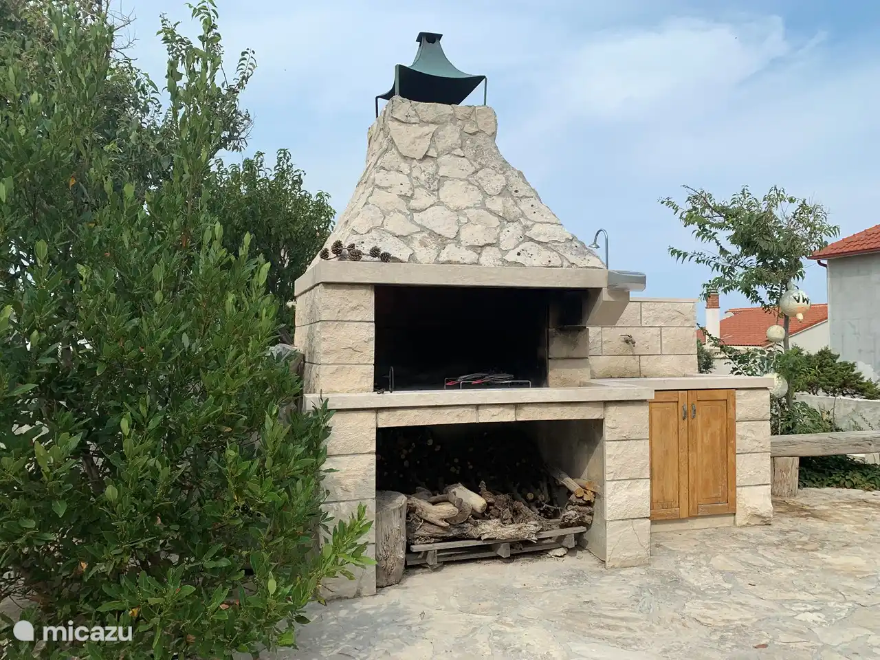 Villa Maral: authentic bbq with log fire, available for everyone