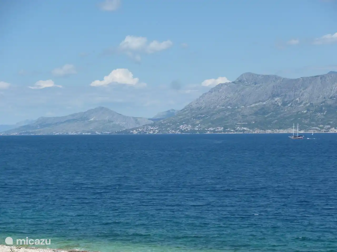 View from the central terrace on the coast