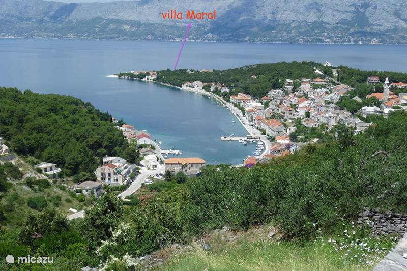 Vacation rental Croatia, Brac, Povlja Apartment Villa Maral Povlja on Brac App 1