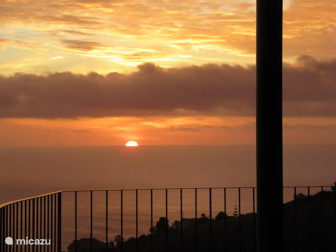 Abendsonne vom Balkon