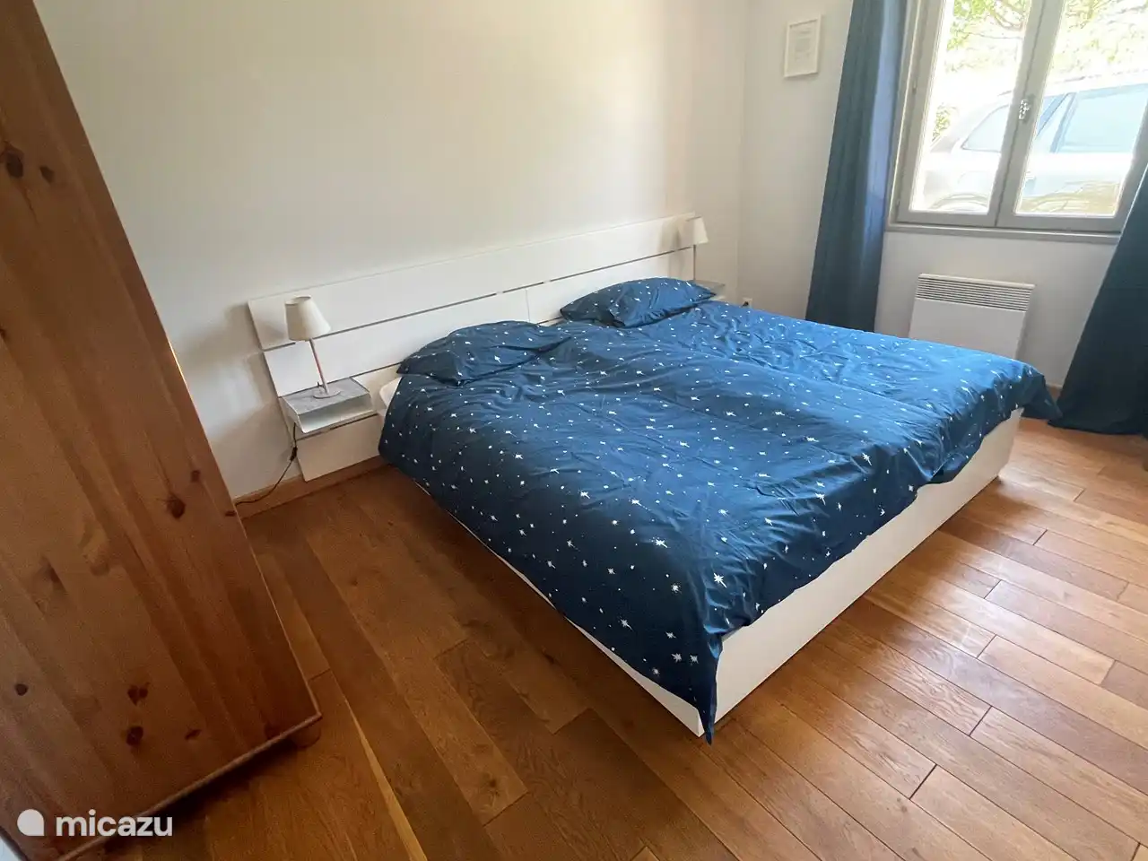 Diese 80x200 cm großen Betten können auseinander geschoben werden. 